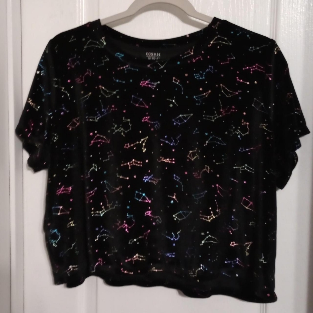 Comic Aura Crop Top Large